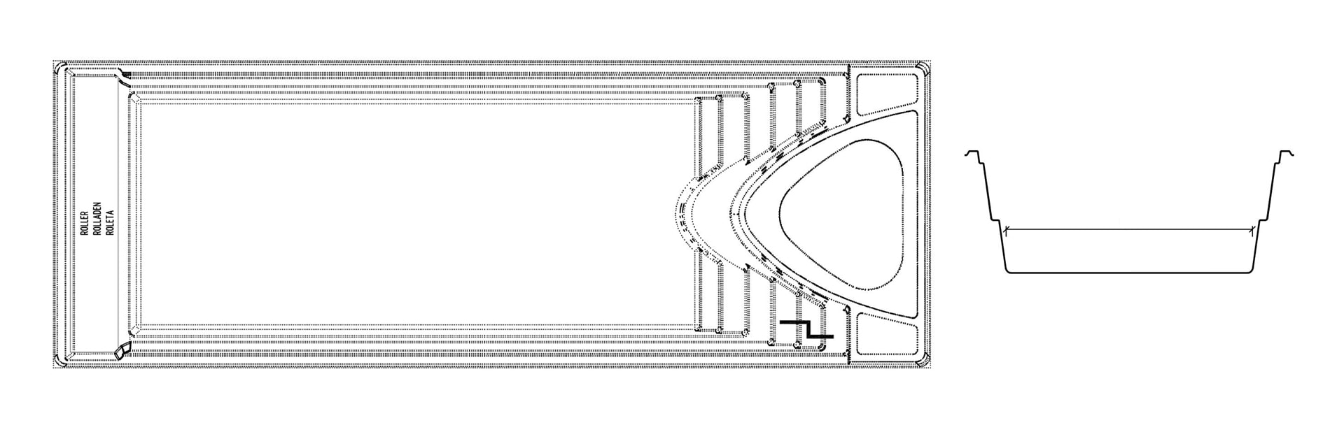 Yacht pool чертеж